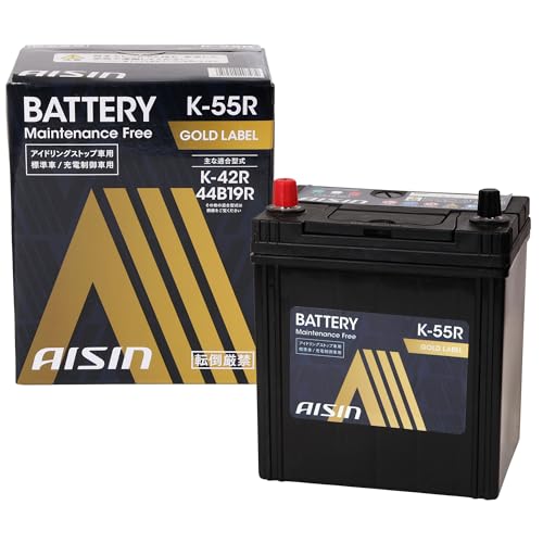 Amazon | 【2026年モデル】アイシン(AISIN) 車用 バッテリー K-55R (K